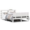 vidaXL Bedframe met hoofdeinde zonder matras 140x200 cm wit
