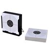 vidaXL Schietkast vierkant met 100 papieren targets 14 cm