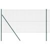 vidaXL gelast draadhek met grondbevestiging 50 x 1 m PVC-Coated Staal