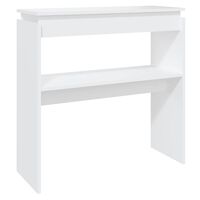 vidaXL Wandtafel 105x30x80 cm bewerkt hout wit - Tafels