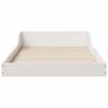vidaXL Bedframe Wit 75 x 190 cm Massief grenenhout