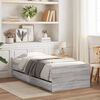 vidaXL Bedframe met lades grijs sonoma eikenkleurig 90x190 cm