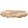 vidaXL Tafelblad rond &Oslash; 50x4 cm massief acaciahout