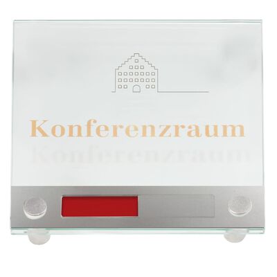 MOEDEL Schuifbord vrij/bezet met 2 gaten 15x15x2,5 cm