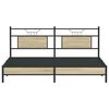 vidaXL Bedframe zonder matras hout sonoma eikenkleurig 183x203 cm