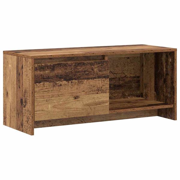 vidaXL Tv-meubelset Oud Hout 90 x 35 x 40 cm Bewerkt hout