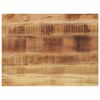 vidaXL Tafelblad rechthoekig 80x60x3,8 cm massief ruw mangohout