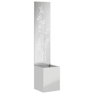 vidaXL Tuin Privacy Screen Zilver 32 x 140 cm Gegalvaniseerd staal