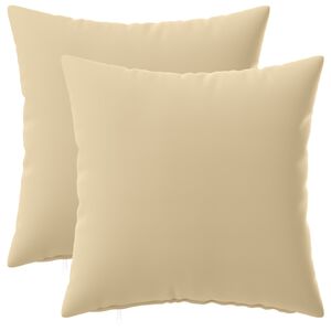vidaXL Kussensloop 2 pcs HEERLEN Beige 30 x 30 cm Polyester