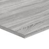 vidaXL Wandschappen 4 st 100x40x1,5 cm bewerkt hout grijs sonoma eiken