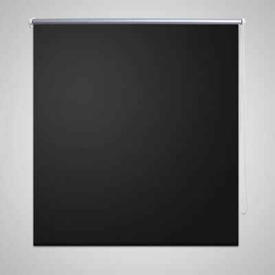 Rolgordijn verduisterend blackout 100 x 230 cm zwart