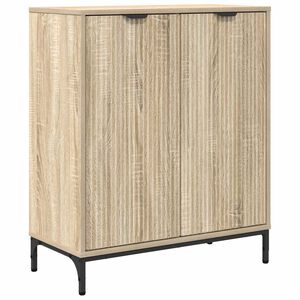 vidaXL Dressoir Sonoma Eiken 69,5 x 33 x 82 cm Bewerkt hout