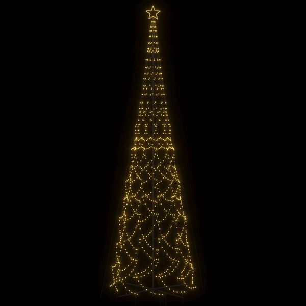 vidaXL Kegelkerstboom 3000 LED's warmwit 230x800 cm