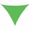 vidaXL Zonnezeil 160 g/m&sup2; 3,5x3,5x4,9 m HDPE lichtgroen