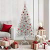 vidaXL Kerstboom met 150 LED met standaard Zilver 150 cm PET