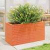 vidaXL Plantenbak 90x40x45,5 cm massief grenenhout wasbruin