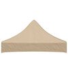vidaXL Partytentdak 270 g/m&sup2; 2x2 m beige