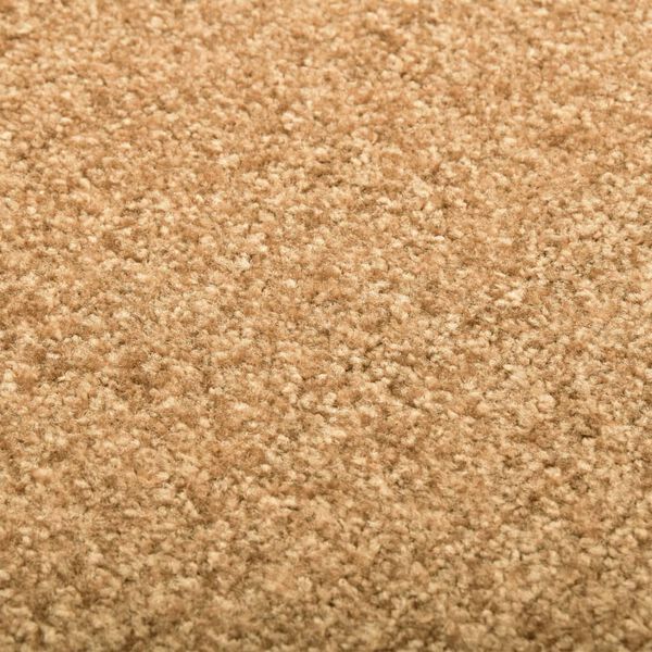 vidaXL Deurmat wasbaar 90x120 cm crème