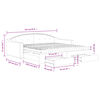 vidaXL Slaapbank met onderschuifbed en lades 100x200 cm stof zwart