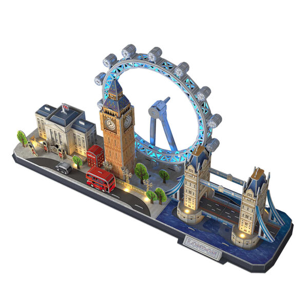 Cubic Fun 3D-puzzel LED London 186 stukjes