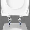 CORNAT Toiletbril met soft-close PREMIUM 6 duroplast wit