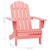 vidaXL Tuinstoel Adirondack massief vurenhout roze