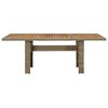 vidaXL Tuintafel 200x100x74 cm poly rattan bruin