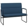 vidaXL Bankje 100x64x80 cm stof blauw