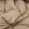 vidaXL Zomer Dekbed Taupe 220 x 240 cm Microfiber