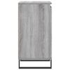 vidaXL Dressoir 40x35x70 cm bewerkt hout grijs sonoma