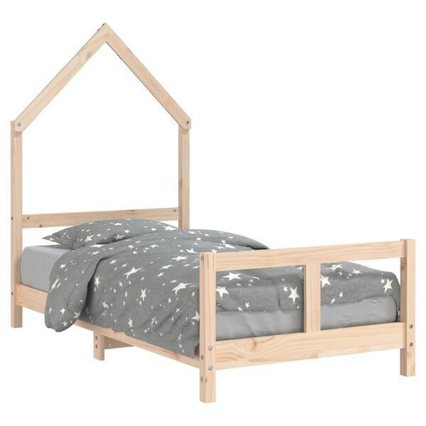 vidaXL Kinderbedframe 80x160 cm massief grenenhout