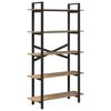 vidaXL Boekenkast 5-laags 100 x 33,5 x 178 cm Bewerkt hout