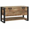 vidaXL Opbergdoos met opslag Bruin 80 x 35 x 45 cm Massief mangohout