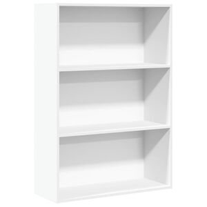 vidaXL Boekenkast 80x30x114 cm bewerkt hout wit