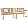 vidaXL Tuinbank 228x59,5x90 cm massief teakhout