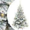 vidaXL Kunstkerstboom met 150 LED met standaard Wit 120 cm PE en PVC