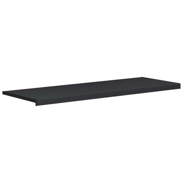 vidaXL Raamsokkel Anthraciet met Houtnerf 160 x 50 x 4,5 cm PVC