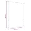 vidaXL Balkonscherm 160x240 cm oxford stof rood