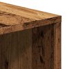 vidaXL Tv-meubel 130x35x50 cm bewerkt hout oud houtkleurig