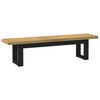 vidaXL Eetbank NOAIN 160 x 41 x 45 cm Massief grenenhout Naturel
