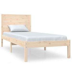 vidaXL Bedframe zonder matras massief grenenhout 90x200 cm