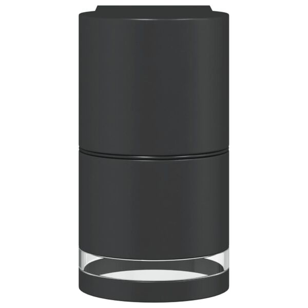 vidaXL Buitenwandlampen 2 st gegoten aluminium zwart