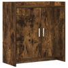 vidaXL Dressoir Gerookt eiken 72 x 36 x 80 cm Bewerkt hout