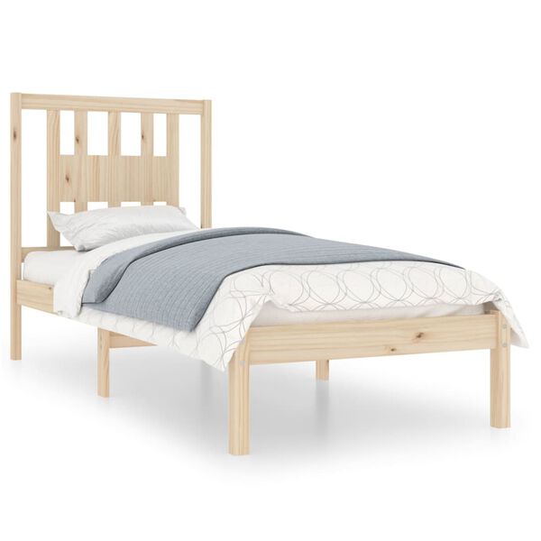 vidaXL Bedframe massief hout 90x190 cm