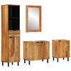 vidaXL Badkamerkastenset 4 st Naturel 38 x 33 x 160 cm