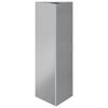 vidaXL Plantenbak driehoek 30x26x75 cm gegalvaniseerd staal