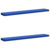 vidaXL 2-delige Bankkussens VUGHT 2 st 100% Polyester Koninklijk Blauw
