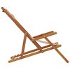 vidaXL Strandstoel inklapbaar massief eucalyptushout en stof taupe