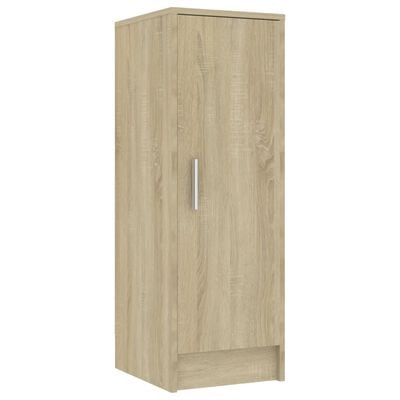 vidaXL Schoenenkast 32x35x92 cm bewerkt hout sonoma eikenkleurig