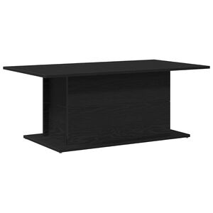 vidaXL Salontafel Zwart Eiken 102 x 55,5 x 40 cm Bewerkt hout